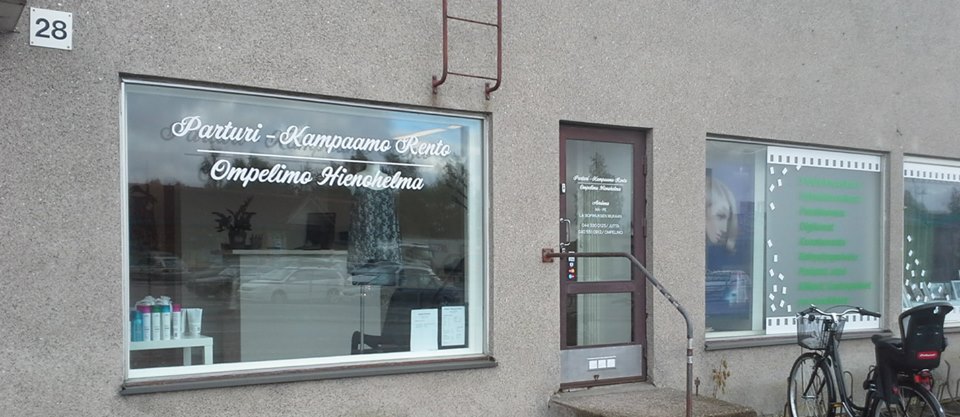 Parturi-Kampaamo Rennon liiketila, Keskuskatu 28, Mynämäki